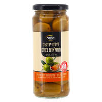 זיתים ירוקים ממולאים בשום תומר 350 גרם