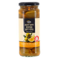 זיתים ירוקים ממולאים בלימון תומר 350 גרם