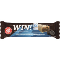 חטיף חלבון עם שברי עוגיות בציפוי שוקולד לבן ווין 64 גרם