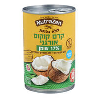 קרם קוקוס אורגני 17% נוטרה זן 400 מ