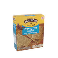 פת פריכה אורגנית וללא גלוטן עם קינואה וחרובים נוטרה זן 100 גרם
