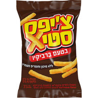 צ'יפסטיקס חטיף תירס ותפוחי אדמה בטעם ברביקיו אשבול 35 גרם