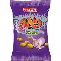 חטיף תירס אפוי פאף בטעם שום בצל אשבול 48 גרם
