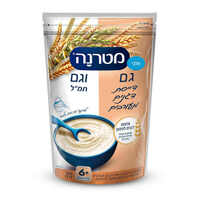 דייסה לתינוק גם וגם בתוספת דגנים מעורבים לגילאי +6 חודשים מטרנה 300 גרם