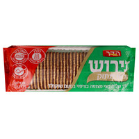 קרקר מלוח חצי מצופה בטעם שוקולד תירוש הדר אפיפית 175 גרם