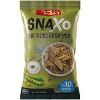 חטיף אפונה אפוי בתיבול זעתר 10 גרם חלבון סנקסו 50 גרם