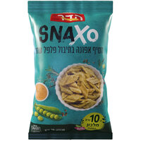 חטיף אפונה אפוי בטעם פלפל שחור 10 גרם חלבון סנקסו 50 גרם