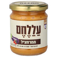 ממרח חציל עם נגיעות עגבנייה זאביק ייצור ושיווק מזון 180 גרם