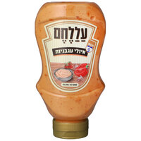 רוטב איולי עגבניות בבקבוק לחיץ עללחם 295 גרם