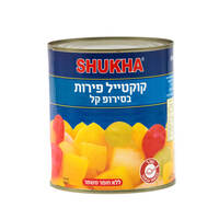 קוקטיל פירות בסירופ קל שוקחה 800 גרם