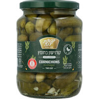 קורנישון בחומץ קבוצת יבנה 670 גרם