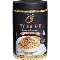 קינואה עם ירקות מיובשים פרג 500 גרם
