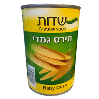 תירס גמדי שלם שדות 410 גרם
