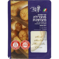 פרוסות מוצרלה מעושנת בסגנון איטלקי 22% מחלבות גד 200 גרם