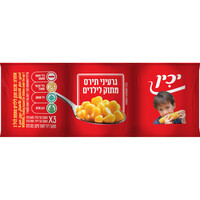 גרעיני תירס מתוק לילדים יכין 3 * 123 גרם