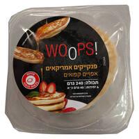 פנקייקים אמריקאים אפויים קפואים וופס גלובל פוד קפוא זן 6 * 240 גרם