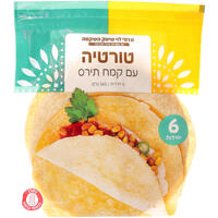טורטיה עם קמח תירס רמי לוי 6 * 60 גרם
