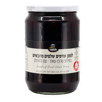 לפתן שזיפים שלמים מיובשים מגולענים בסירופ מרוכז תומר 680 גרם