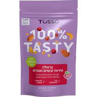גרנולה פירות יבשים ואגוזים ללא סוכר 100% טייסטי טוסו 300 גרם