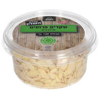 שקדים מולבנים פרוסים סדרת השוק הטיב 130 גרם