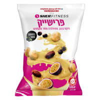 מיקס בננה פסיפלורה ותמר מוקפאים 100% פרישייק שר פיטנס רמי לוי 300 גרם