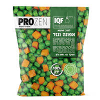 אפונה וגזר קפואים פרוזן 800 גרם