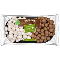פטריות שימגי דואט לבן וחום חוות פטריות תקוע 2 יחידות