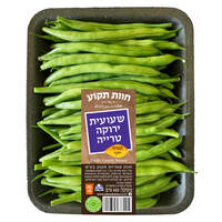 שעועית ירוקה טרייה חוות פטריות תקוע 400 גרם