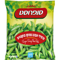 תרמילי אפונה מתוקה מוקפאים סנפרוסט 600 גרם