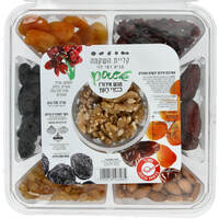 תערובת פירות יבשים ואגוזים קליית השיקמה 750 גרם