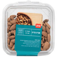 שקדים קלויים בקופסא מיה 200 גרם