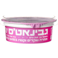 ממרח שקדים בסגנון גבינה לבנה עם שום ושמיר 7% טבעוני גבינאט'ס פלנטי 240 גרם