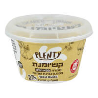 ממרח ללא חלב בסגנון גבינת שמנת בטעם טבעי 27% קשיומנת פלנטי 190 גרם