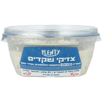 צזיקי שקדים ממרח ללא חלב בסגנון יווני בתוספת מלפפונים שמיר ושום 8% פלנטי 220 גרם