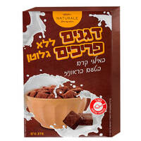 דגנים פריכים ללא גלוטן במילוי קרם בטעם בראוניז נטורלה 375 גרם