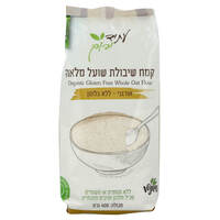 קמח שיבולת שועל מלאה אורגני ללא גלוטן עתיד ירוק 400 גרם
