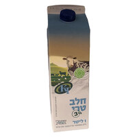 חלב טרי בקרטון 3% קיי.טי. יבוא ושיווק 1 ליטר