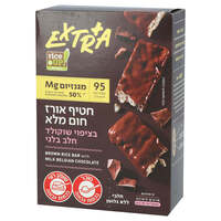 חטיף אורז חום מלא בציפוי שוקולד חלב בלגי אקסטרה 5 * 18 גרם
