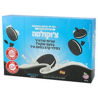 עוגיות סנדוויץ' בטעם שוקולד במילוי קרם וניל צ'וקולטה רמי לוי 4 * 44 גרם