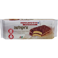 עוגות אישיות במילוי ובציפוי שוקולד צ'וקולטה רמי לוי 10 * 35 גרם