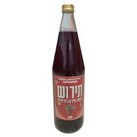 מיץ ענבים תירוש אדום 100% טבעי רמי לוי 1 ליטר