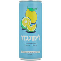 משקה קל אורגני מוגז עדין בטעם לימון וליים לימוננדה גרופר טחנת האבן קואופ 250 מ