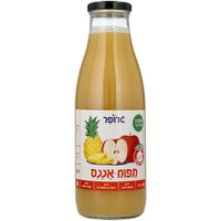 מיץ תפוח אננס 100% אורגני ללא תוספת סוכר גרופר 750 מ