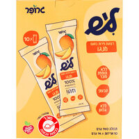 רצועת פירות בטעם מנגו ללא תוספת סוכר ליש גרופר 10 * 14 גרם