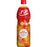 סירופ בטעם מנגו אננס מופחת קלוריות בלי תוספת סוכר יכין 1 ליטר