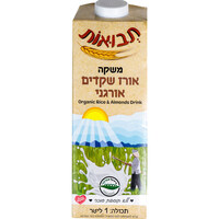 משקה אורז ושקדים אורגני תבואות 1 ליטר