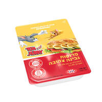 פרוסות גבינה צהובה חצי קשה 28% טום וג'רי רמי לוי 400 גרם