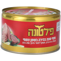 נתחי טונה בהירה בשמן צמחי פילטונה 290 גרם