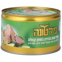 נתחי טונה בהירה בשמן קנולה פילטונה 290 גרם