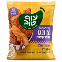 צ'ונגו רצועות שניצל קראנצ'יות בטירוף עוף טוב 600 גרם